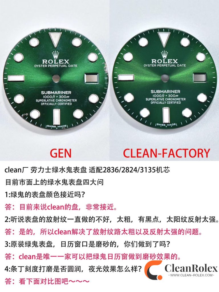 C厂Clean劳力士绿水鬼116610LV「3135机芯」