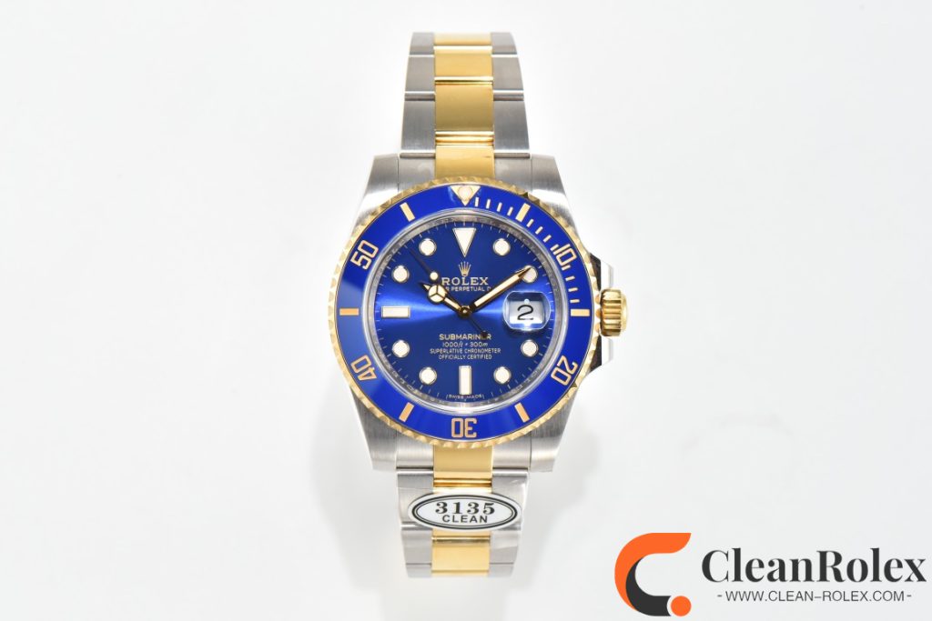C厂Clean劳力士潜航者型系列116613LB-0005 间金蓝水鬼「3135机芯」