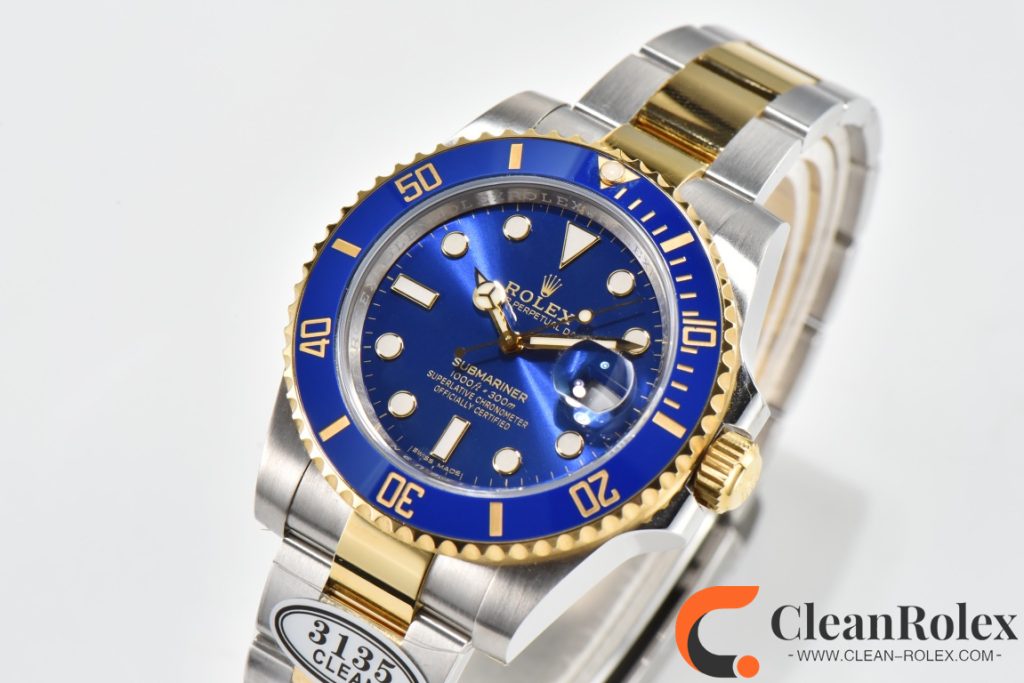C厂Clean劳力士潜航者型系列116613LB-0005 间金蓝水鬼「3135机芯」