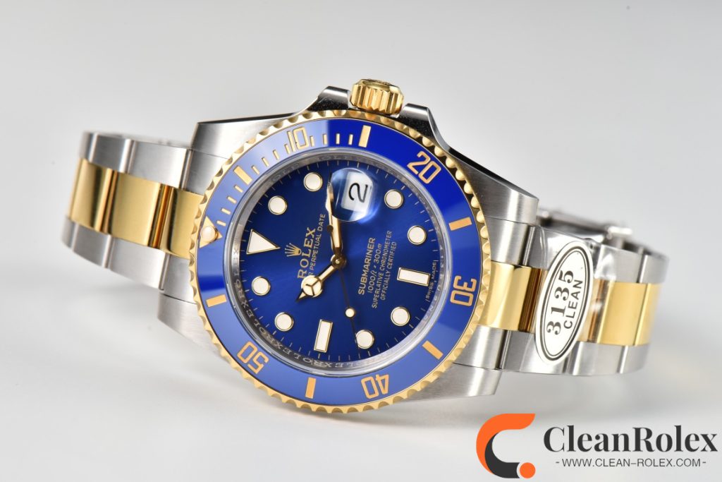 C厂Clean劳力士潜航者型系列116613LB-0005 间金蓝水鬼「3135机芯」