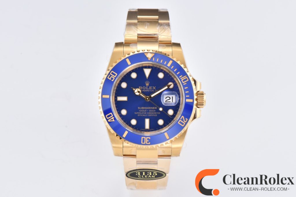 C厂Clean劳力士潜航者型系列m116618lb-0003 全金蓝水鬼「3135机芯」