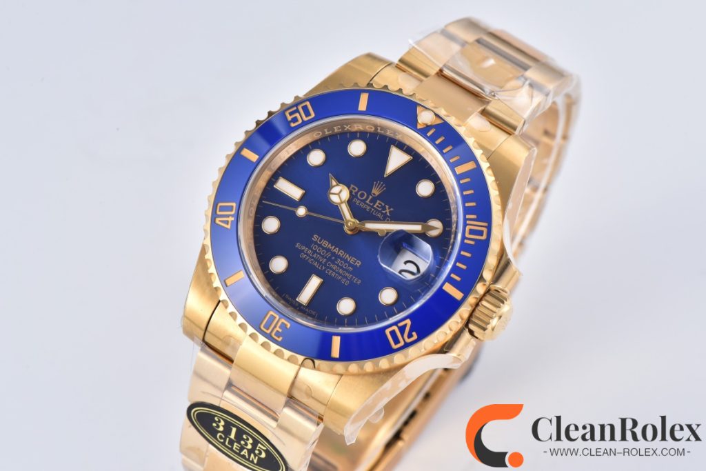 C厂Clean劳力士潜航者型系列m116618lb-0003 全金蓝水鬼「3135机芯」