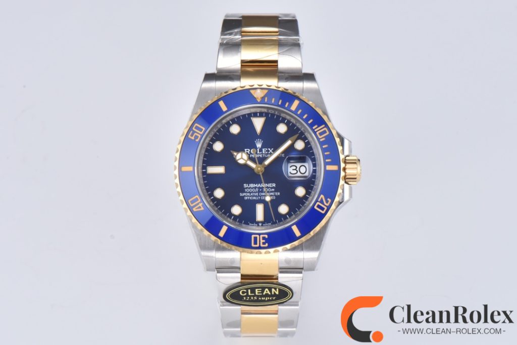 C厂Clean41mm劳力士潜航者型系列m126613lb-0002新款间金蓝水鬼「3235机芯」