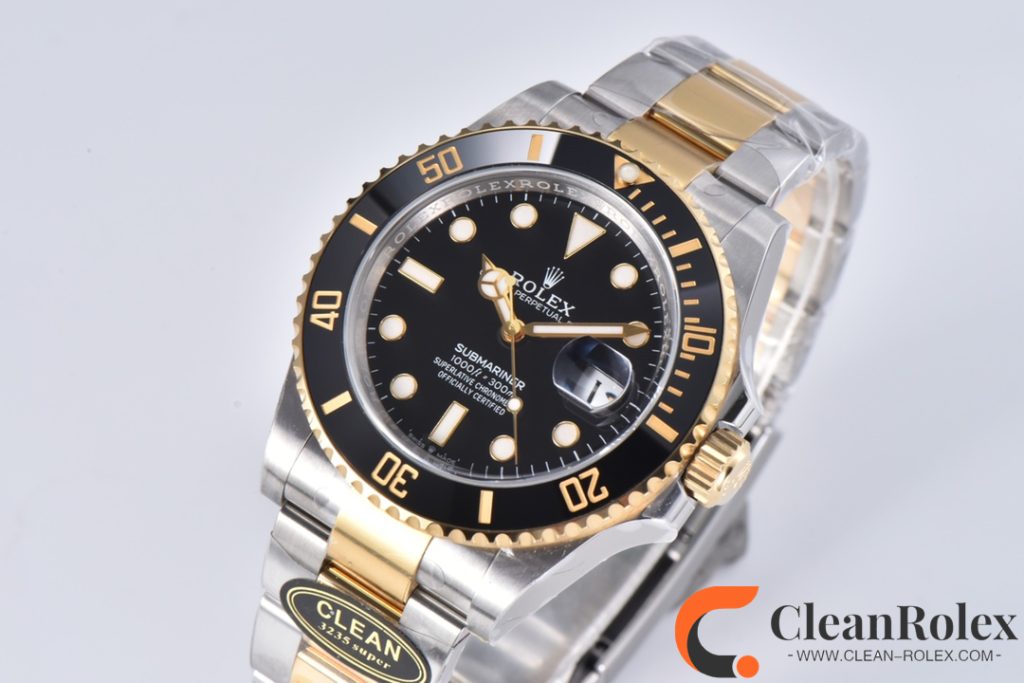 C厂Clean41mm劳力士潜航者型系列m126613ln-0002新款间金黑水鬼「3235机芯」