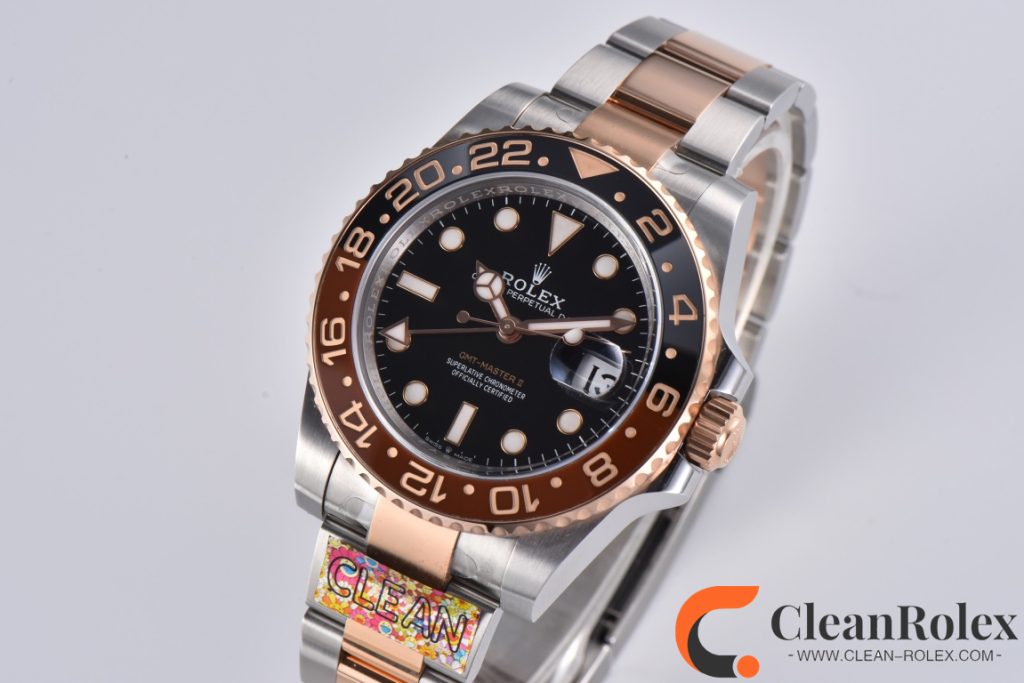 C厂Clean劳力士格林尼治型II系列m126711chnr-0002 间玫金