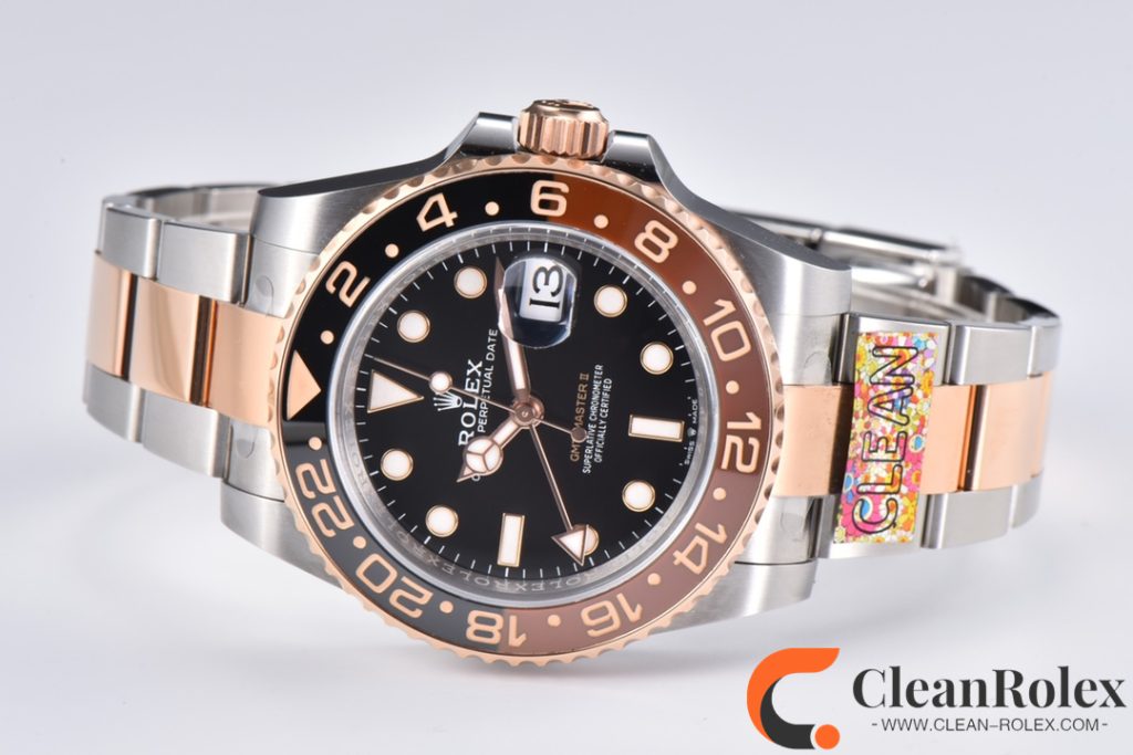 C厂Clean劳力士格林尼治型II系列m126711chnr-0002 间玫金