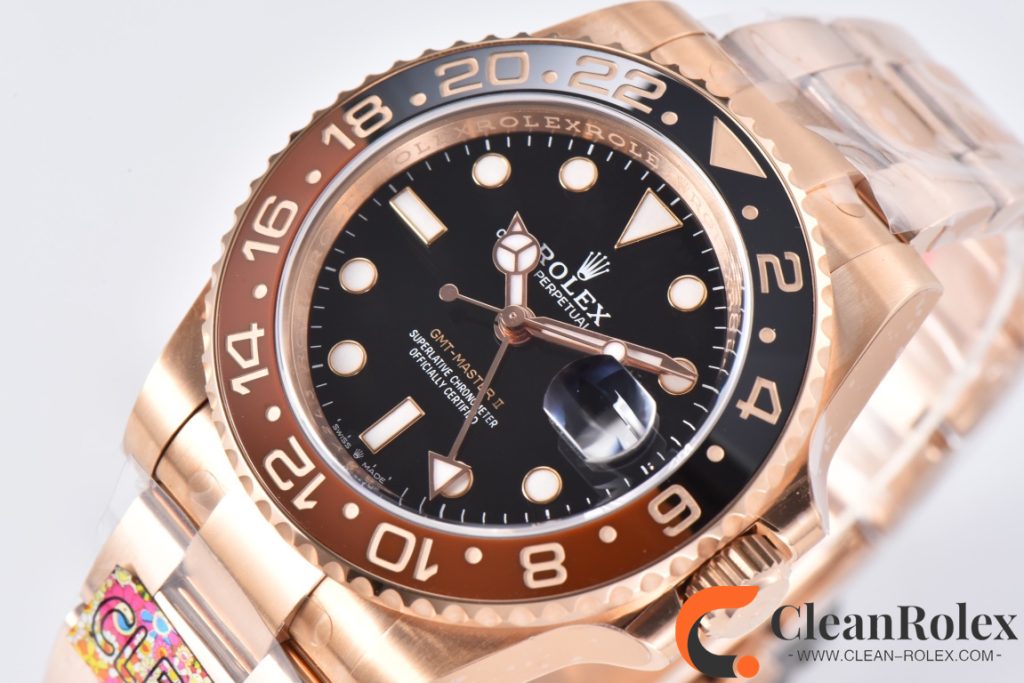 C厂Clean劳力士格林尼治型II系列m126715chnr-0001  全玫金款