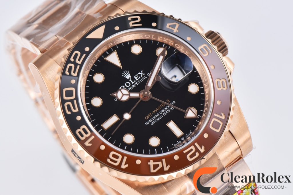 C厂Clean劳力士格林尼治型II系列m126715chnr-0001  全玫金款