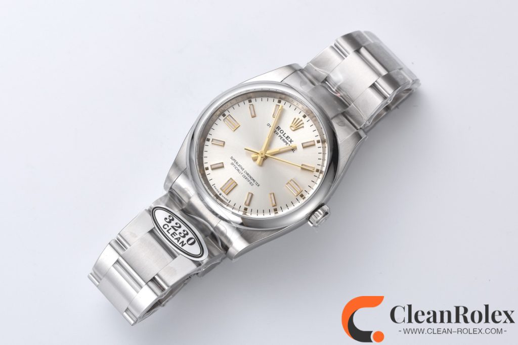 C厂Clean劳力士36mm蚝式恒动m126000-0001白面「3230机芯」