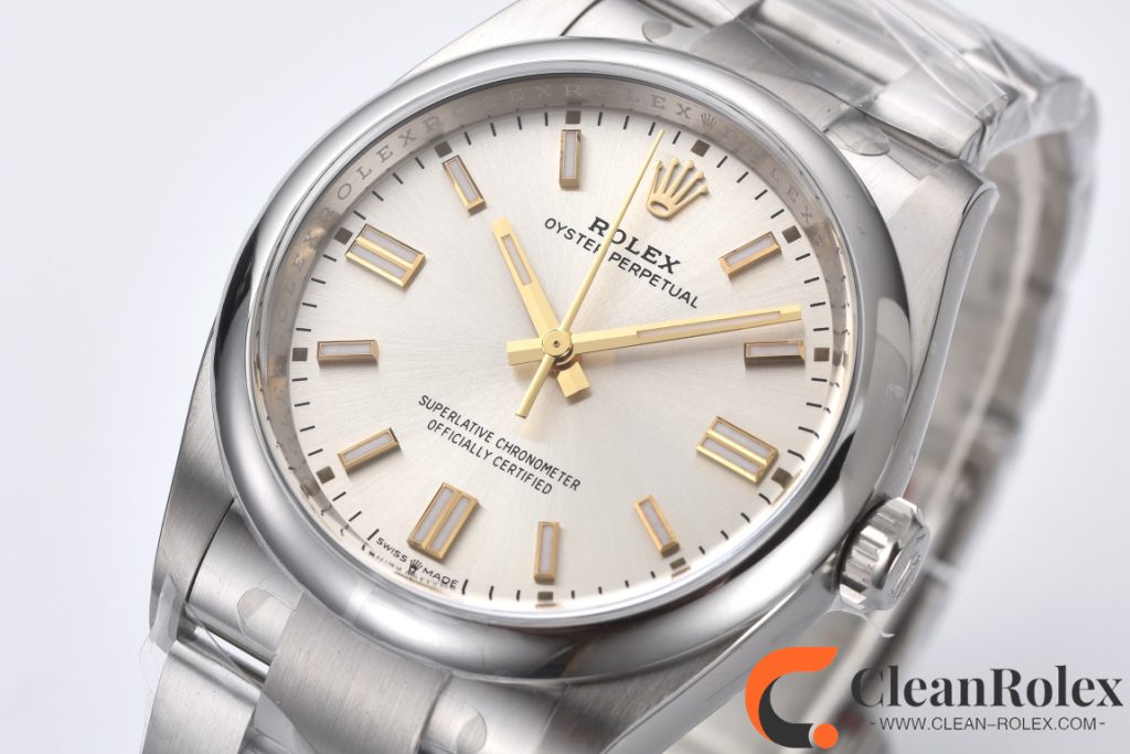 C厂Clean劳力士36mm蚝式恒动m126000-0001白面「3230机芯」