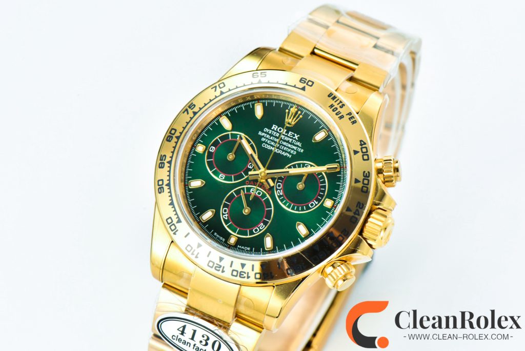 C厂Clean劳力士宇宙计型迪通拿m116508-0013绿金迪「4130机芯」