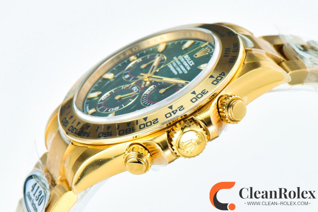 C厂Clean劳力士宇宙计型迪通拿m116508-0013绿金迪「4130机芯」