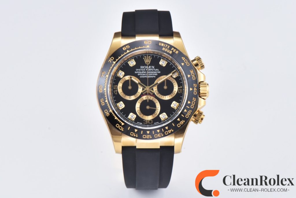 C厂Clean劳力士宇宙计型迪通拿m116518LN-0078黑金钻迪「4130机芯」
