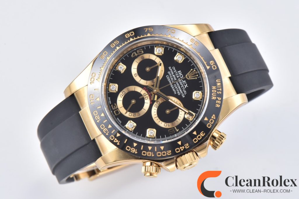 C厂Clean劳力士宇宙计型迪通拿m116518LN-0078黑金钻迪「4130机芯」