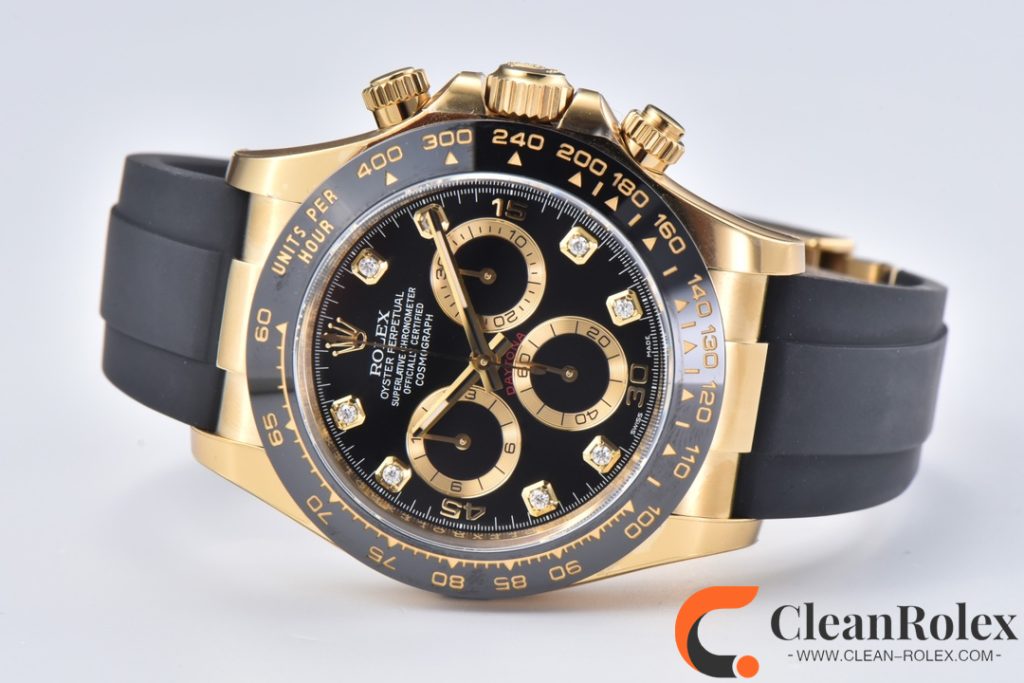 C厂Clean劳力士宇宙计型迪通拿m116518LN-0078黑金钻迪「4130机芯」
