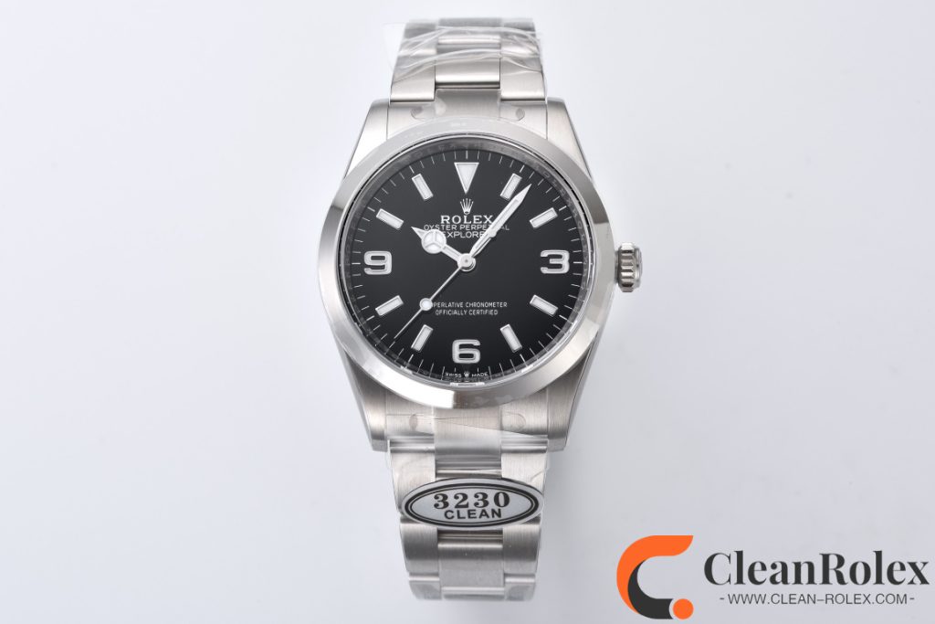 C厂Clean劳力士36mm探险家m124270-0001黑面「3230机芯」