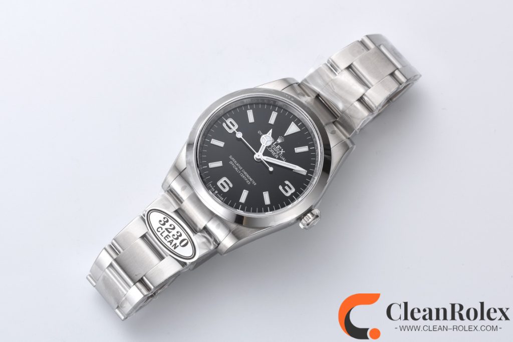 C厂Clean劳力士36mm探险家m124270-0001黑面「3230机芯」